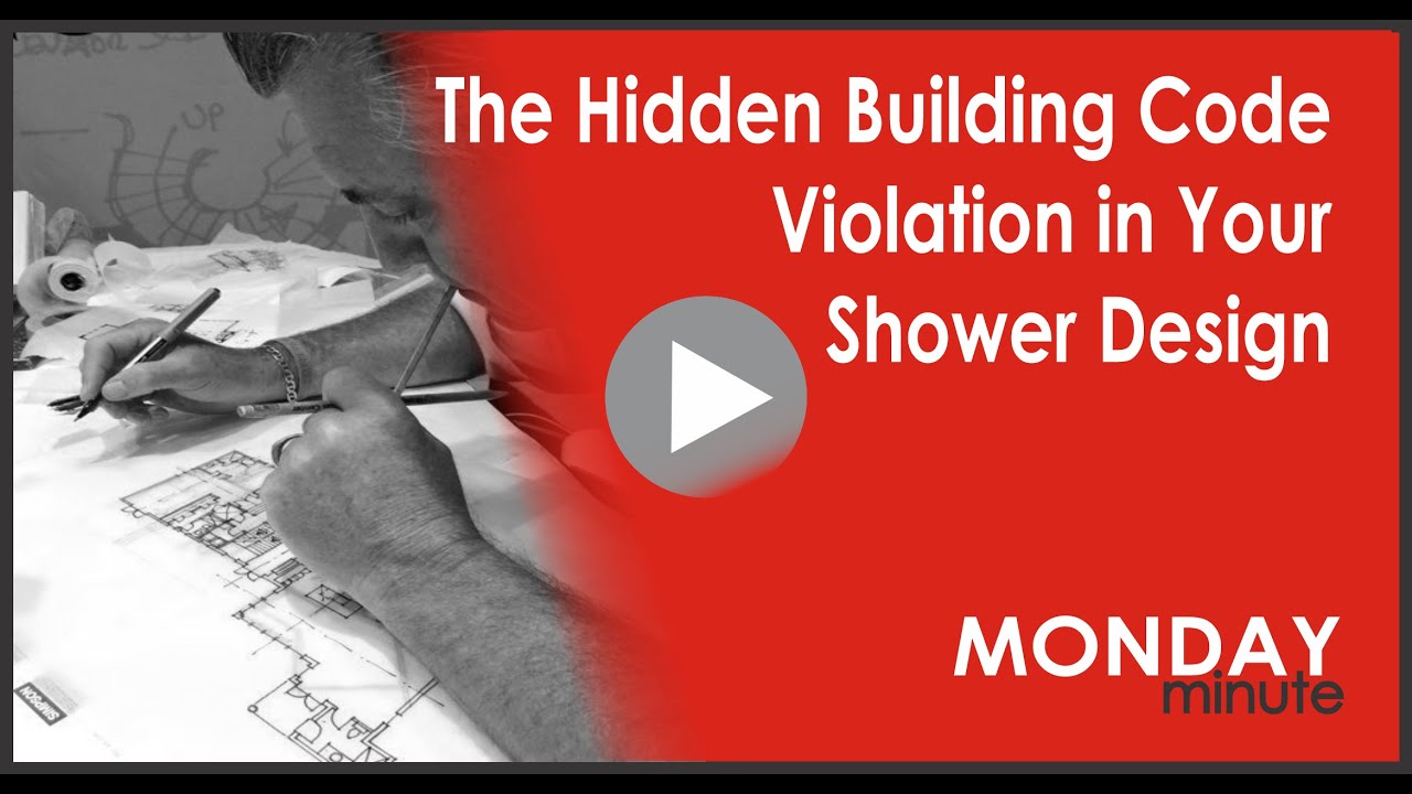 The Hidden Building Code Violation in Your Shower Design - YouTube