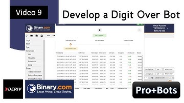 How to Develop a Digit Over Bot?  Video 8 Deriv Options