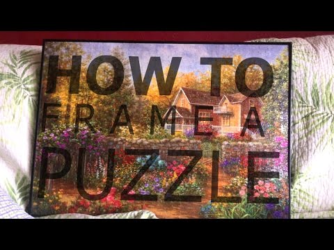 Video: How To Decorate Pictures From Puzzles