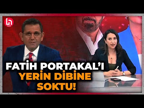 Gözde Şeker, Fatih Portakal'ı yerin dibine soktu: “Elma ile armudu, haberci ile portakalı…”