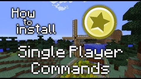 How to install WorldEdit and Singleplayer Commands for Minecraft