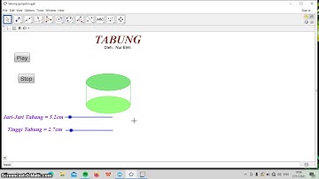 Membuat Tabung dengan Geogebra