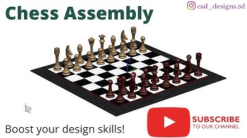 ADVANCED STUDIO RENDERING IN NX. #CHESS_ASSEMBLY #CAD #NX