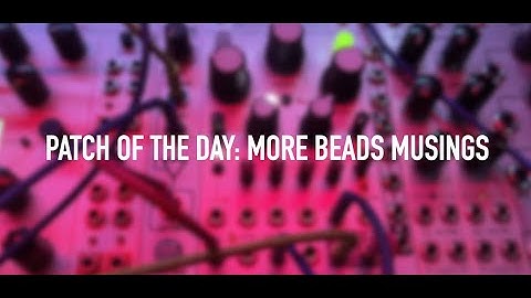 PATCH OF THE DAY  More Mutable Beads Musings