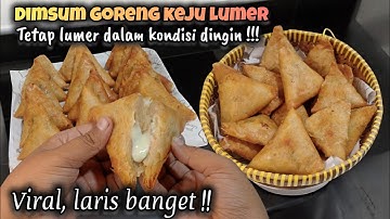 LARIS BANGET‼️RESEP DIMSUM GORENG KEJU LUMER VIRAL || JAJANAN VIRAL KEKINIAN