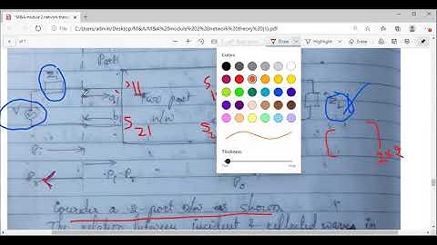 Module 2 18EC63 M&A lecture 18: Different losses in terms of S-parameters