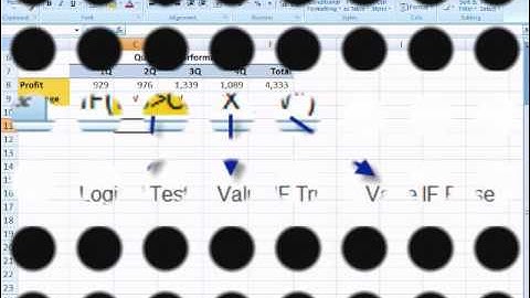 IF Function - Example 1 - in Excel 2007