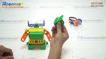 2  UARO Step 1 Hướng dẫn lắp ráp Robot Friend (Người bạn robot)