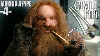 Making Gimli's pipe - PIPE FROM THE LORD OF THE RINGS - Make a smoking Pipe