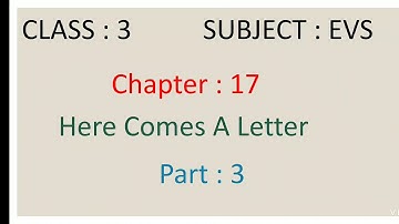 Subject : EVS , Class : 3 , Chapter : 17 , Part 3 . Text book Exercise