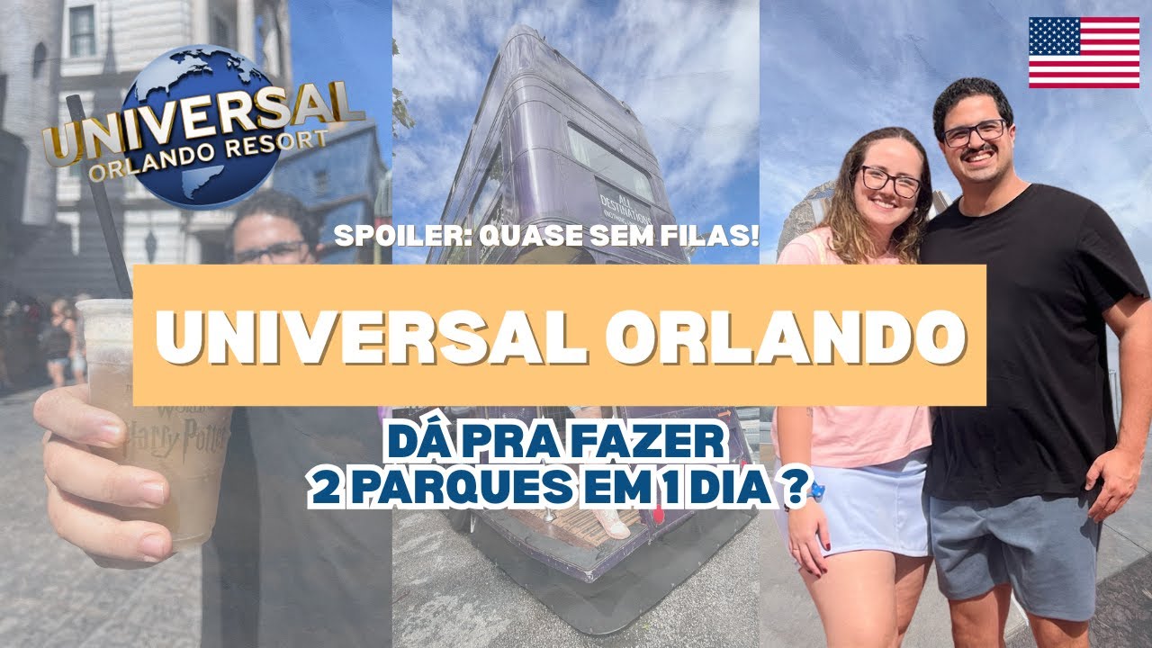 Como fizemos os 2 PARQUES da UNIVERSAL em 1 DIA (roteiro + dicas reais!) 🌟