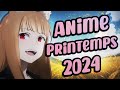 Les animes a voir absolument cette saison printemps 2024