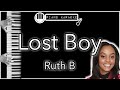 Lost Boy - Ruth B - Piano Karaoke Instrumental