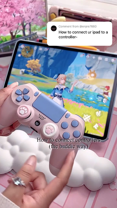 How to connect controllers to iPad! #genshinimpact #controller #genshin #ipad