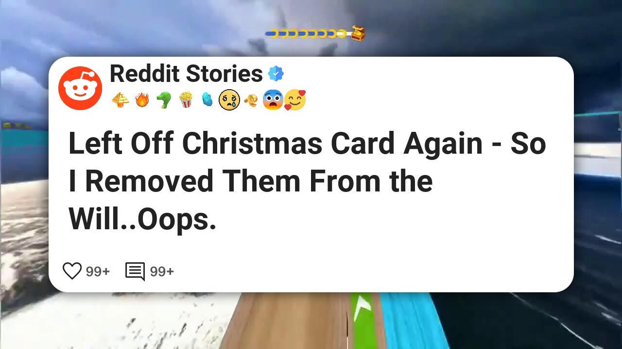 Опять забыла написать на рождественской открытке — поэтому исключила их из завещания... Ой. #reddit