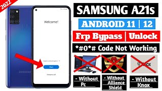 Samsung Galaxy A21s Frp Bypass / Google Account unlock  | Without Pc | Android 11/12 || 2022