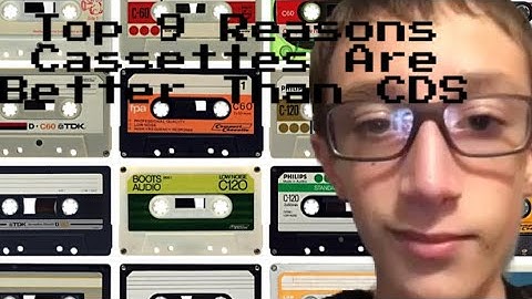 The top 9 reasons why cassettes are better than cds (I say top 10 in the video but it’s 9)