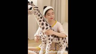 simulation giraffe plush toy
