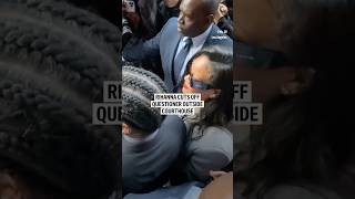 Rihanna Cuts Off Questioner Outside Courthouse