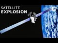 A DirecTV satellite is at risk of explosion due to battery issues