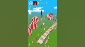 Tower Run | Level 48 | walkthrough solution #Shorts