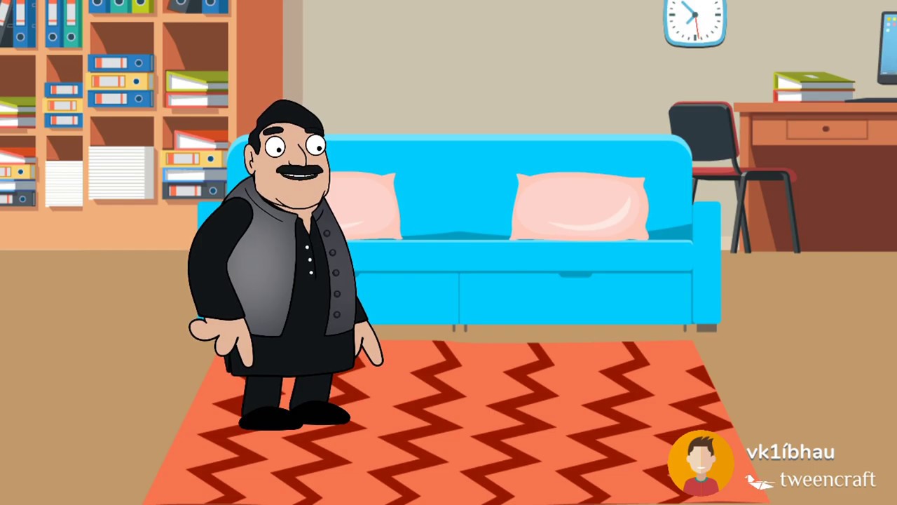 Bhap Beta Animation Results | Baap Beta Comedy Part 2 | Animated Bhai - YouTube