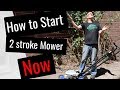 How to Start a 2 Stroke Mower (Won't Start Tutorial)