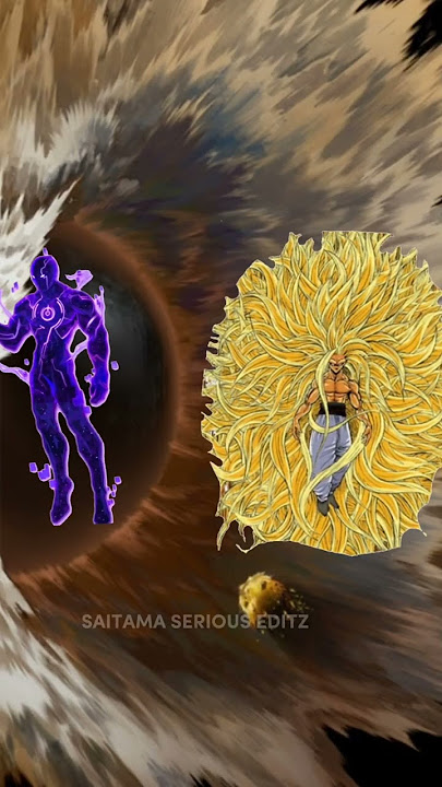 SAITAMA 1 MILLION YEARS TRAINED VS GOKU ALL NON CANNON FORMS #shorts #saitama #goku #dbs #opm