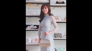 Ví Clutch Cầm Tay Đi Tiệc Đính Đá Pha Lê Tua Rua Cao Cấp Bảo Châu