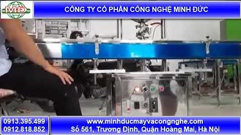 máy chiết rót dung dịch lỏng cô đặc sệt chính xác