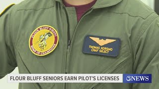 Flour Bluff seniors complete summer flight academy to earn pilot's licenses