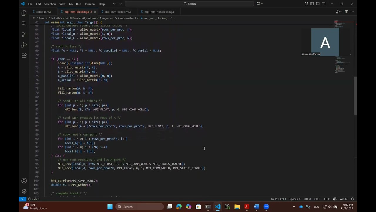 Homework 5 - Parallel Algorithms