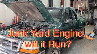 2000 Ford Ranger 4.0 engine removal.