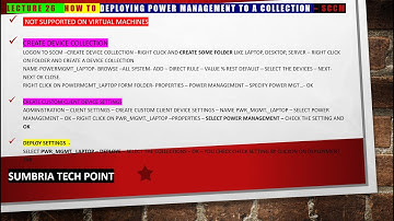Lecture 27   How to Deploying Power Management To a Collection – sccm
