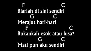 Chord & Lirik Kau Tercipta Bukan Untuku - Ratih Purwasih | Kunci Gitar Dasar Mudah Pemula