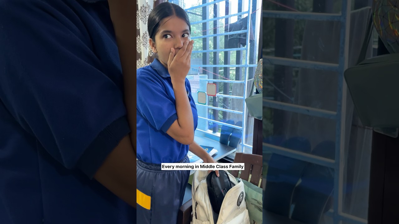 Every morning in middle class family | 