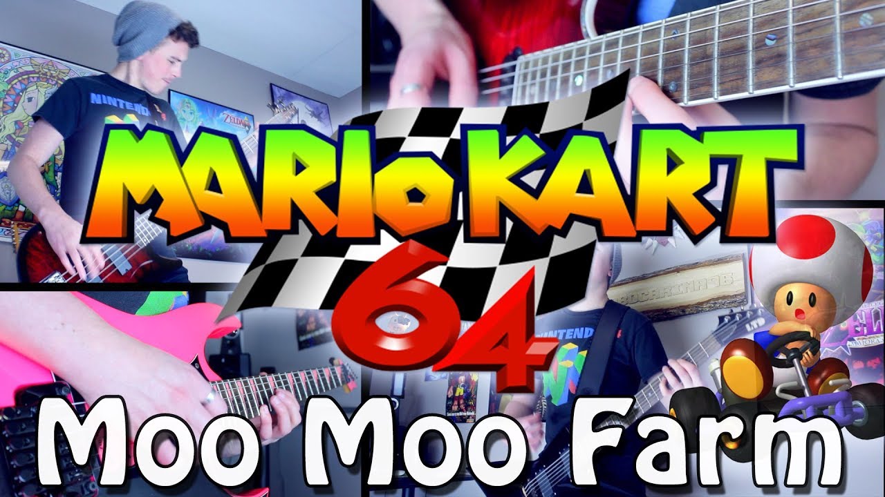 Moo Moo Farm - Mario Kart 64 (Rock/Metal) Guitar Cover | Gabocarina96