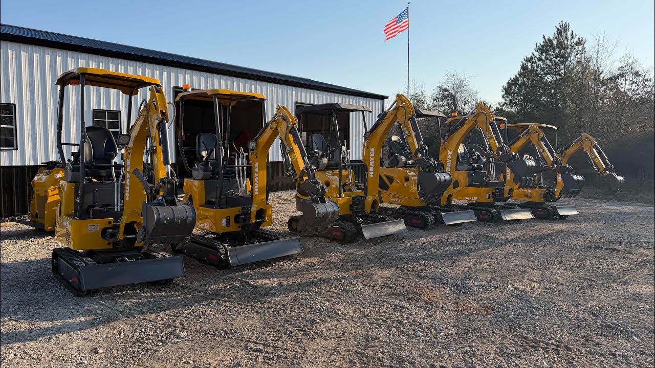 Линейка мини-экскаваторов Huayee SHY (эксклюзивно для дилеров)!