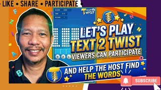 TEXT 2 TWIST 🔴 LIVE: HELP ME WIN! 🧩 Interactive Word Game (Viewers Can Play!) 10 am onwards screenshot 2