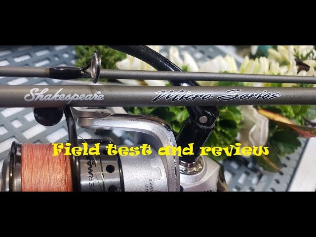 Shakespeare Micro Series rod review/Field test / Perfect for Ultra light  tackle medium fish or less 