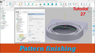 AutodeskPowermill Pattern Finishing programming tutorial|Powermill Pattern Program tutorial in Hindi