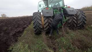 картинка: Еду вытягивать застрявший в торфу Нью Холонд Т7 270. Сезон 2020.