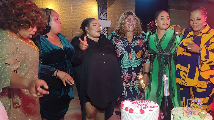 WATCH LOVELY MOMENT WHEN NOLLYWOOD ACTRESS FOLUKE DARAMOLA CELEBRATE HIS BIRTHDAY WITH HER COLLEAGUE