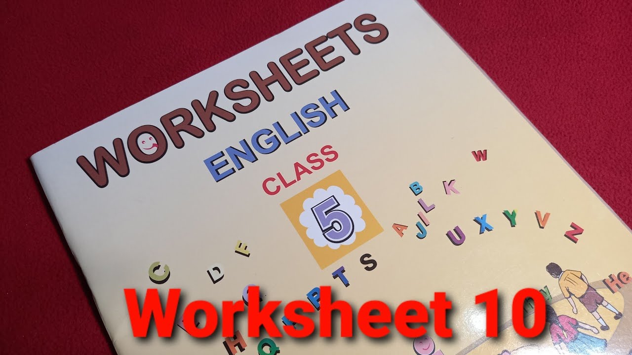 RBSE Class 5 English Workbook Worksheet 10 5 YouTube rbse-class-5-english-workbook-worksheet-10-5-youtube