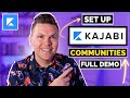 Kajabi communities full 2023 set up tutorial