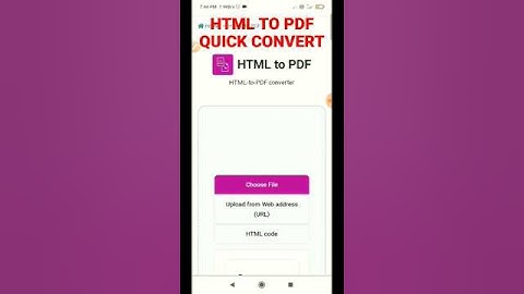 How to Convert HTML to Pdf file in Android mobile| 100% Working on Android mobile ||