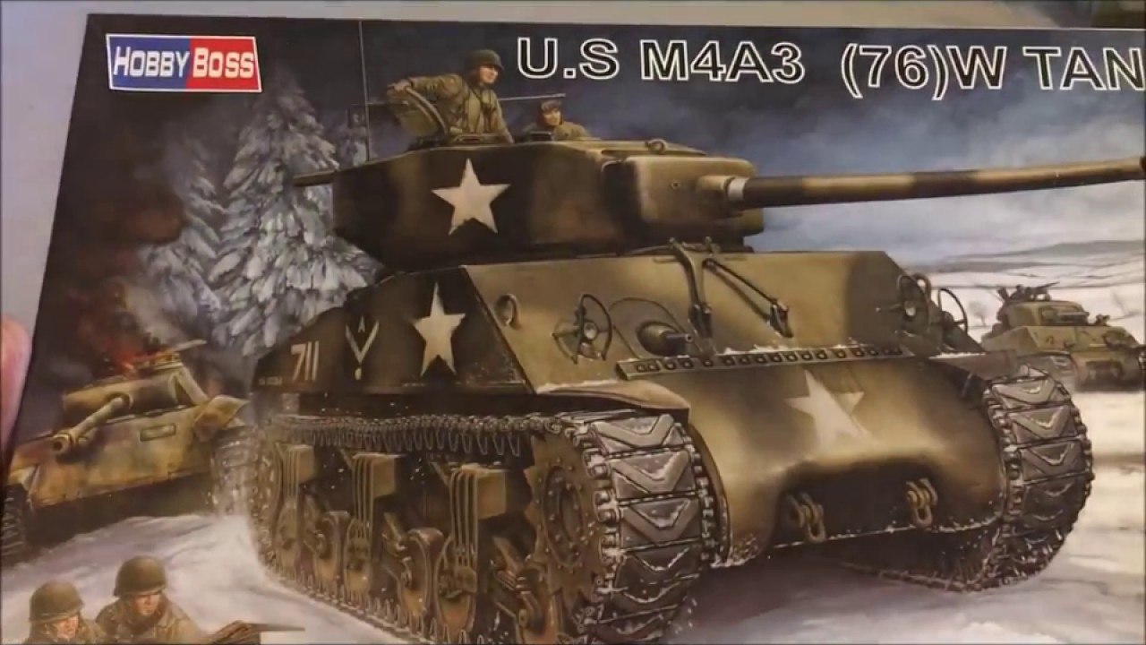 A Look at Hobby Lobby M4A3 Sherman by Hobbyboss in 1 48 Scale YouTube