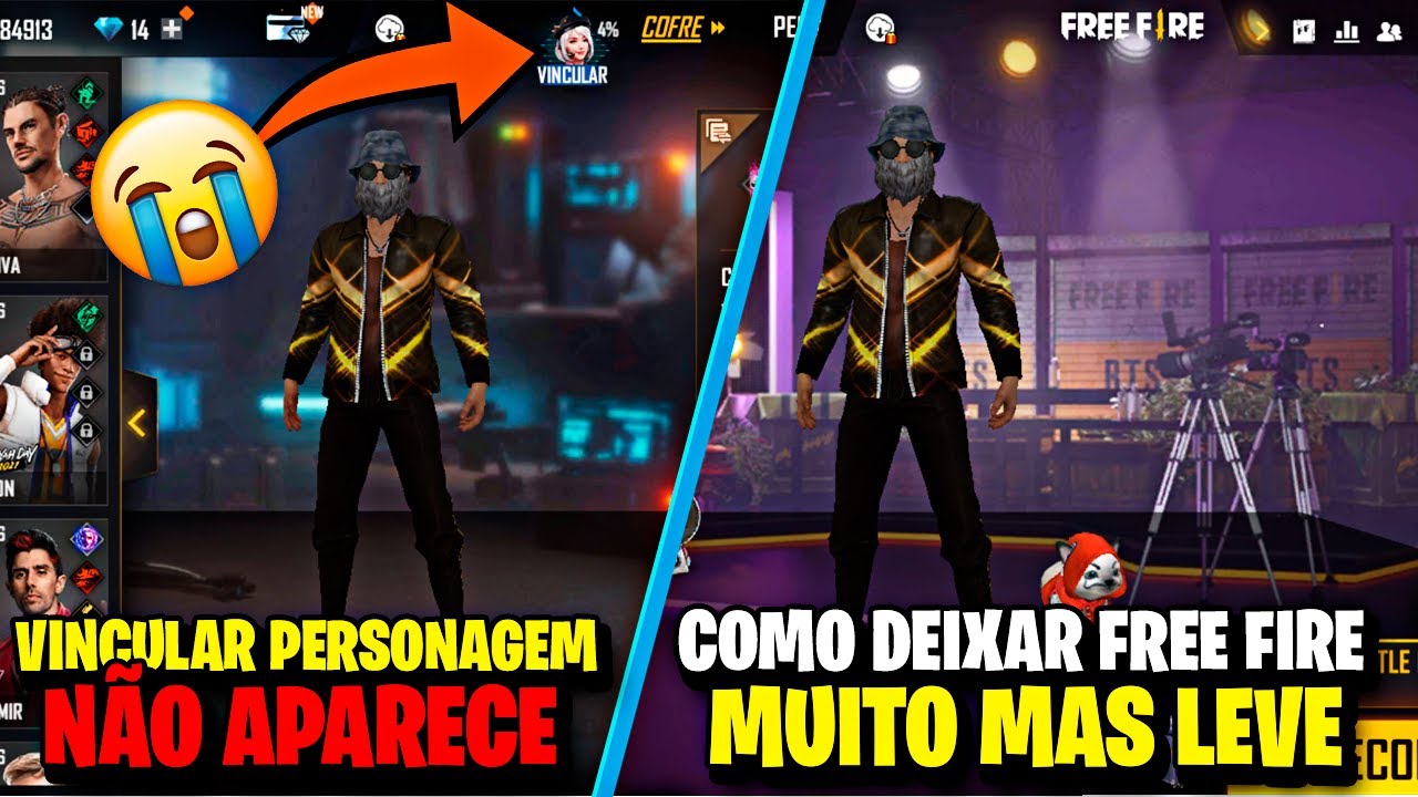 Mais um dia normal no ff trocando pro personagem inicial ficando  invisivel capacete invisivel.., Free Fire