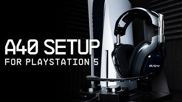 ASTRO A40 TR Headset Gen 4 (Standalone) || PlayStation 5 Setup