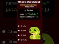 python string question #python #strings #slicing #programming #dataanalytics #coding_kaps #quiz